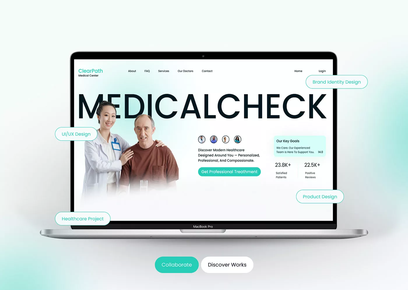 Sağlık Kurumları İçin Landing Page